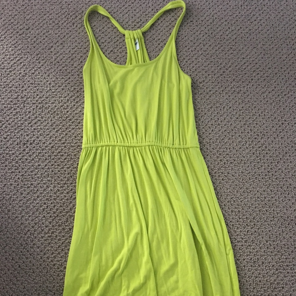 Green-yellow dress